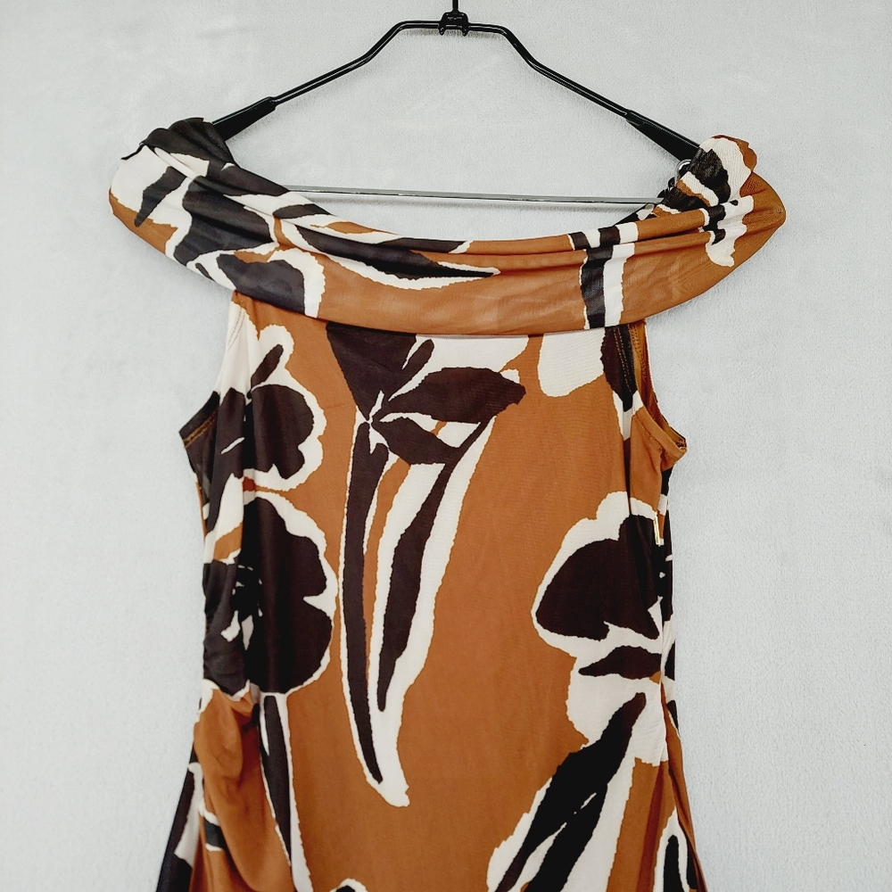 New CLEOBELLA Cordelia in Smoked Clover Off Shoulder Lined Ankle Dress P2953 - Picture 4 of 10